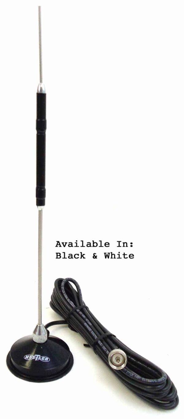 IC50-B - Hustler 25" Center Loaded Magnet Mount Antenna Kit - Black