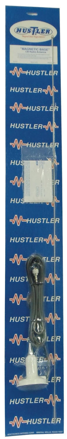 IC75-W - Hustler 43" Base Loaded Magnet Mount CB Antenna Kit 1 IC75-W - Hustler 43" Base Loaded Magnet Mount CB Antenna Kit