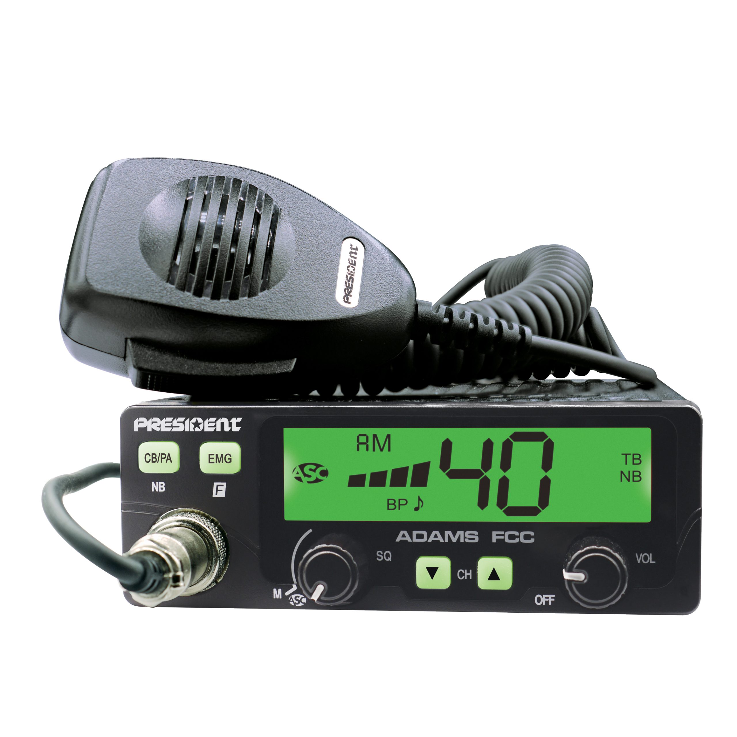 ADAMS FCC - President 40 Channel CB Radio with Talkback and Color Display Options 7 ADAMS FCC - President 40 Channel CB Radio with Talkback and Color Display Options - Image 7